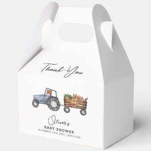 Caja Para Regalos Tractor de granja único Teddy Bear Baby Shower