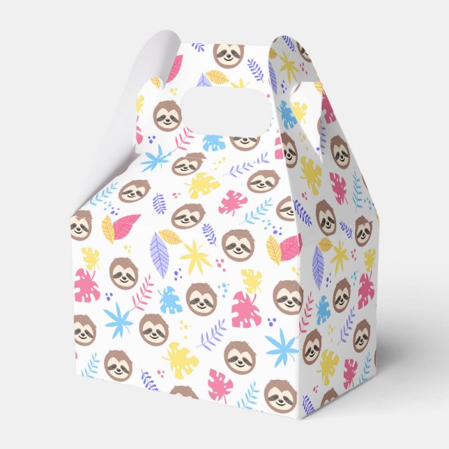 Caja Para Regalos Tragedia tropical y patrón de hojas (Front Side)