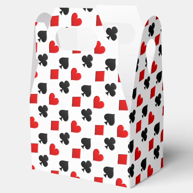 Caja Para Regalos Trajes de cartas de póker (Abierto)