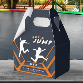 Caja Para Regalos Trampoline Park Vamos a saltar fiesta de cumpleaño