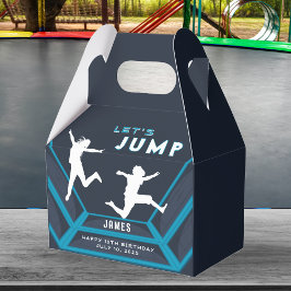 Caja Para Regalos Trampoline Park Vamos a saltar la fiesta de cumple
