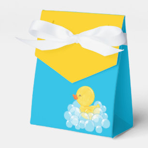 Caja Para Regalos Tratamiento de Baby Shower Pato de Goma