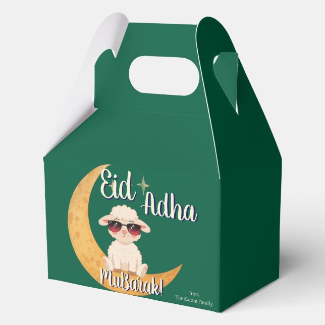 Caja Para Regalos Tratamiento de fiesta de Eid Al Adha (Reverso )