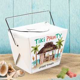 Caja Para Regalos Tratamientos de perros Fiesta de perros tropicales