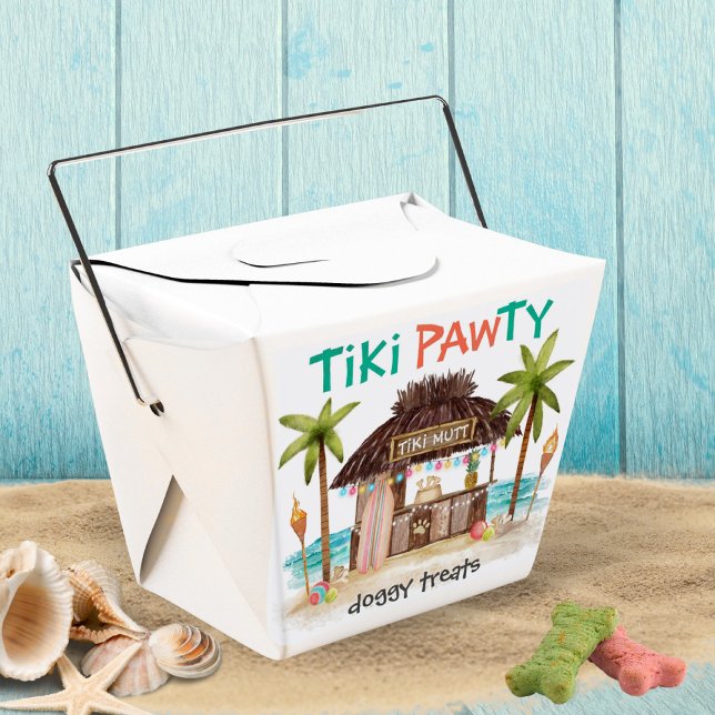 Caja Para Regalos Tratamientos de perros Fiesta de perros tropicales (Subido por el creador)