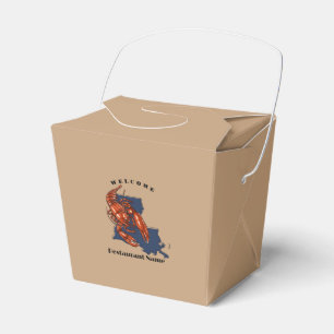 Caja Para Regalos Trayectoria de bienvenida moderna Nombre personali