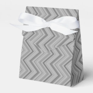 Caja Para Regalos Trazos grises zigzag