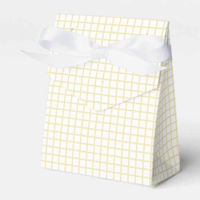 Caja Para Regalos Trellis Butter Yellow - White (Front Side)