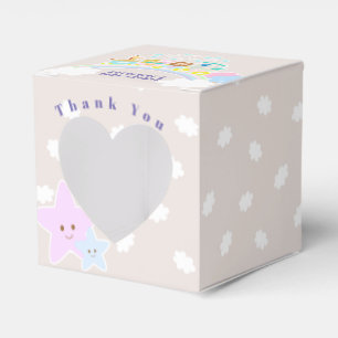 Caja Para Regalos Tren animales Baby Pastel Gray
