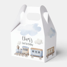 Caja Para Regalos Tren Cumpleaños Chugga Chugga Dos Favores