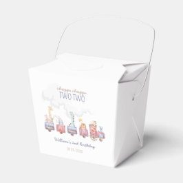 Caja Para Regalos Tren de Juguetes a bordo Invitación de cumpleaños,