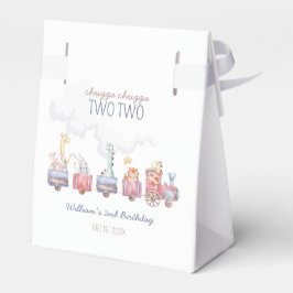 Caja Para Regalos Tren de Juguetes a bordo Invitación de cumpleaños,