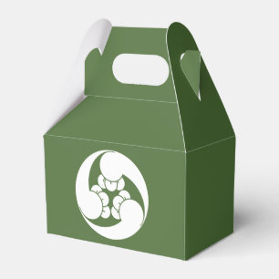 Caja Para Regalos Tres espirales de clavo en sentido antihorario