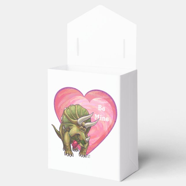 Caja Para Regalos Triceratops Red Rose Heart (Abierto)