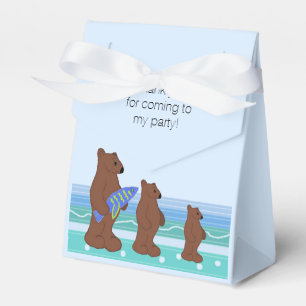 Caja Para Regalos Trío de Osos Gracias