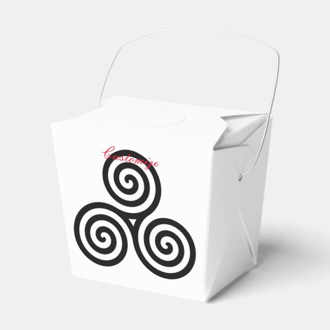 Caja Para Regalos Triple espiral negra Thunder_Cove (Front Side)