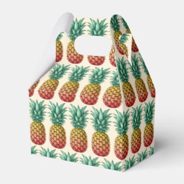 Caja Para Regalos Tropical party with retro pineapple