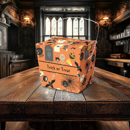 Caja Para Regalos Truco O Tratamiento De Halloween