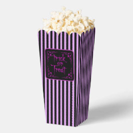 Caja Para Regalos Truco o trato de púrpura venenoso