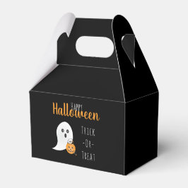 Caja Para Regalos Truco O Trato Feliz Fantasma De Halloween