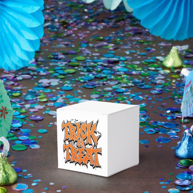 Caja Para Regalos Truco o trato graffiti (Fiesta)