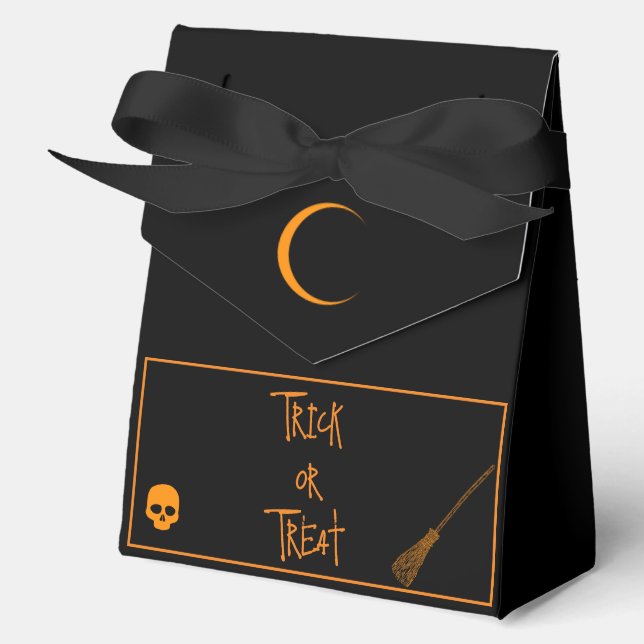 Caja Para Regalos Truco o truco de Halloween (Anverso)