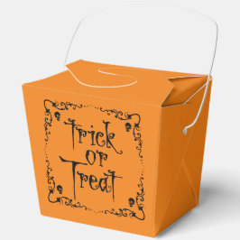 Caja Para Regalos Truco o truco de Halloween