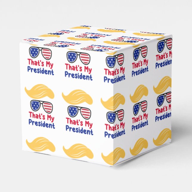 Caja Para Regalos Trump 47 - Ese es mi presidente (Costado Anverso)