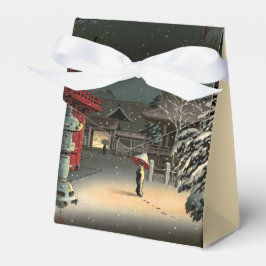 Caja Para Regalos Tsuchiya Koitsu - Nieve en el santuario de Nezu