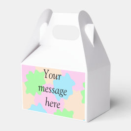 Caja Para Regalos Tu mensaje aquí añadir texto nombre boho colorido 