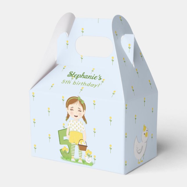 Caja Para Regalos Tulip Birthday (Reverso)