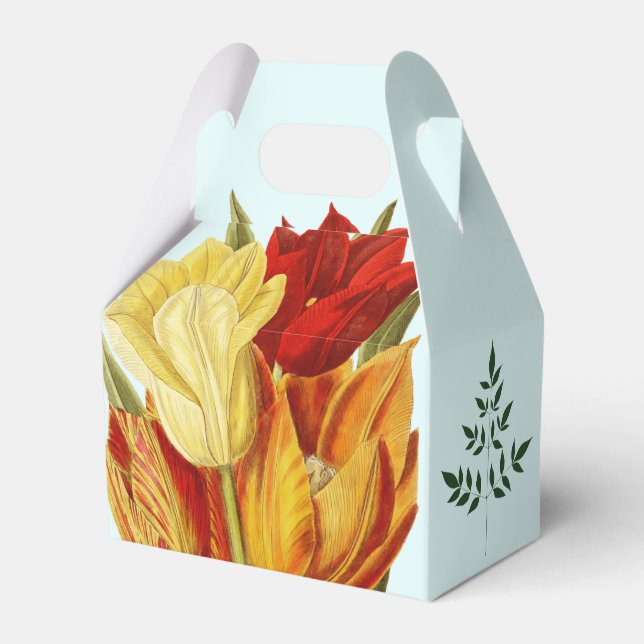 Caja Para Regalos Tulip Favor Box (Front Side)