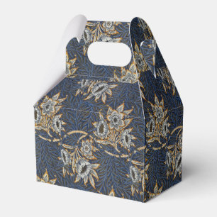 Caja Para Regalos Tulipán de sauce patrón azul floral de William Mor