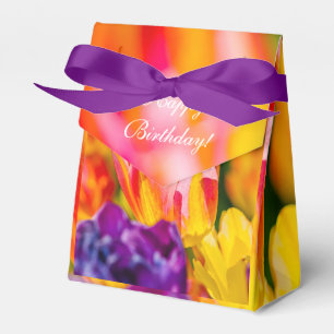 Caja Para Regalos Tulipanes encantadores hermosos
