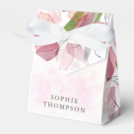 Caja Para Regalos Tulipanes suaves cumpleaños elegante