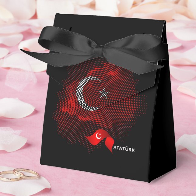 Caja Para Regalos Turkey flag (Boda)