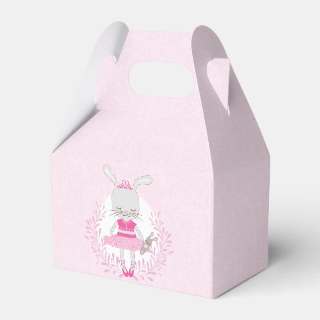 Caja Para Regalos Tutu Cute Bunny Personalizado (Front Side)