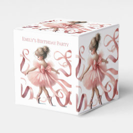 Caja Para Regalos Tutu Cute | Fiesta de cumpleaños de Ballerina enca