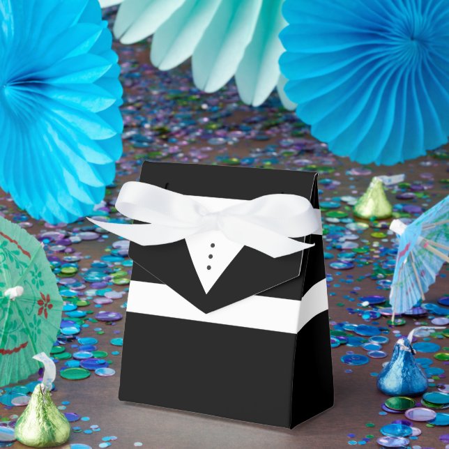 Caja Para Regalos Tux de hombres - Tuxedo de Groom o Groomsmen (Fiesta)