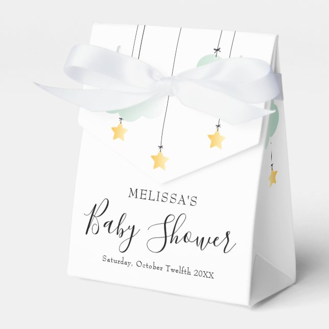 Caja Para Regalos Twinkle Twinkle Little Star Neutral Baby Shower (Front Side)