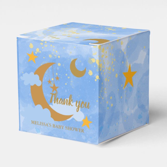 Caja Para Regalos Twinkle twinkle pequeño personalizado estrella (Costado Anverso)