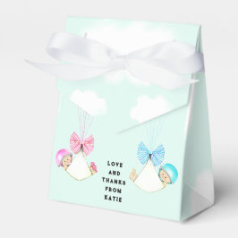 Caja Para Regalos Twins Baby Shower Gracias