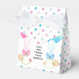 Caja Para Regalos Twins Baby Shower Gracias
