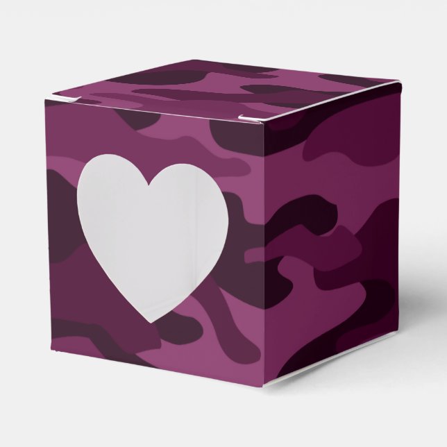 Caja Para Regalos Tyrian Purple Monocolor Camo (Anverso)