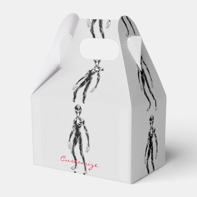 Caja Para Regalos UFO Alien Thunder_Cove (Front Side)