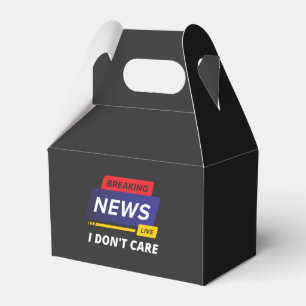 Caja Para Regalos Últimas noticias no me importa lo gracioso