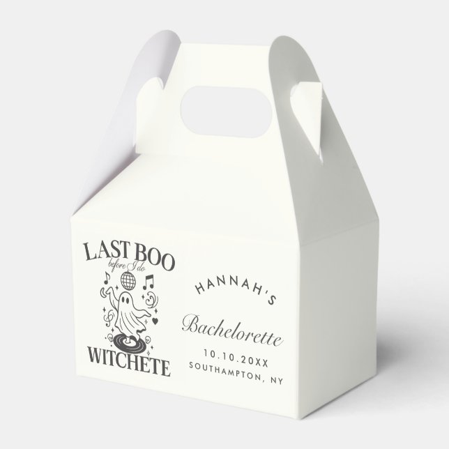 Caja Para Regalos Último Boo Antes De Hacer La Fiesta De Bachelorett (Front Side)