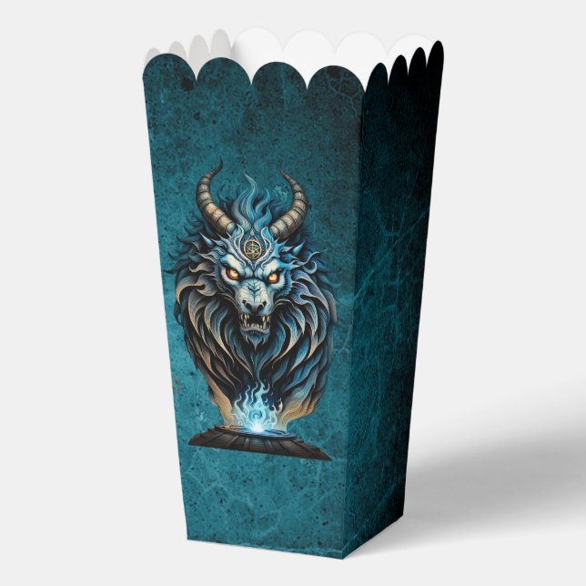 Caja Para Regalos Un animal azul feroz, una criatura majestuosa (Anverso)