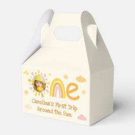 Caja Para Regalos Un año alrededor de la foto del cumpleaños del sol