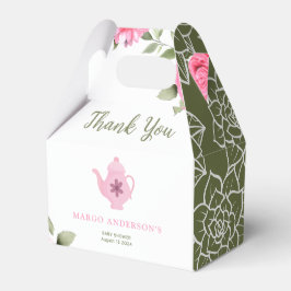 Caja Para Regalos Un bebé elabora un Rosa de flores Tea Baby Shower